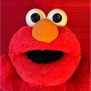 Vintage Tickle Me Elmo Stuffed Toy - No Voice Box just Elmo Shell